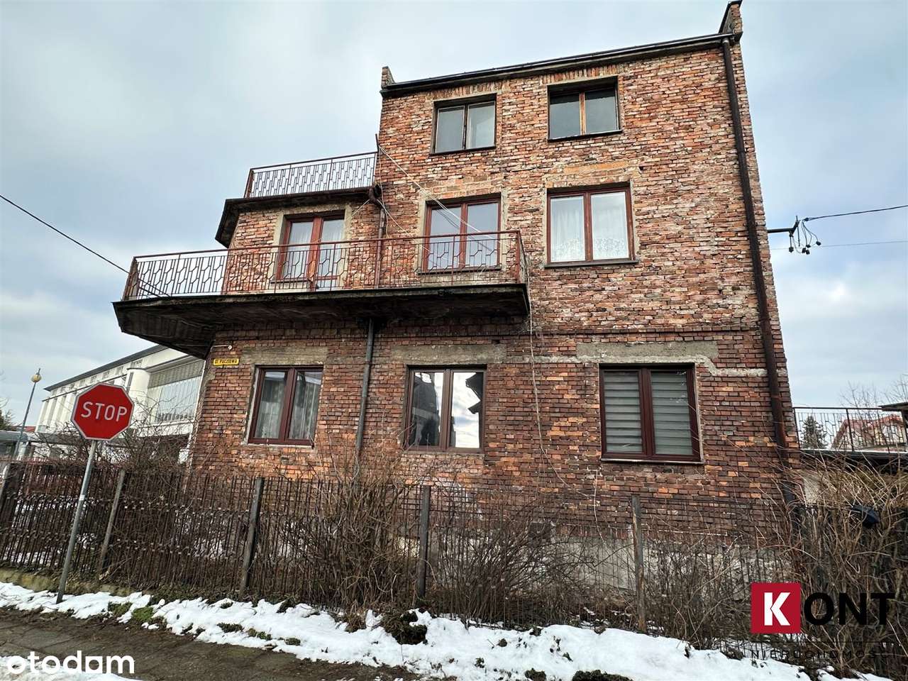 Łagiewniki/ działka 1296 m2/ kamienica/ 2 garaże-4