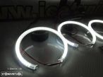 Aros / argolas angel eyes SMD BMW E36 / E38 / E39 / E46 (com projetor) 131mm - 16