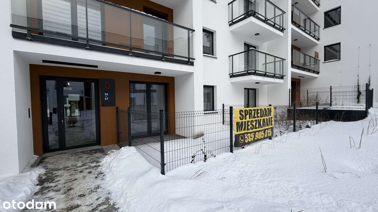 Mieszkanie z ogródkiem| Czechów| Nowe| Wykończone pod klucz| Bez PCC-12