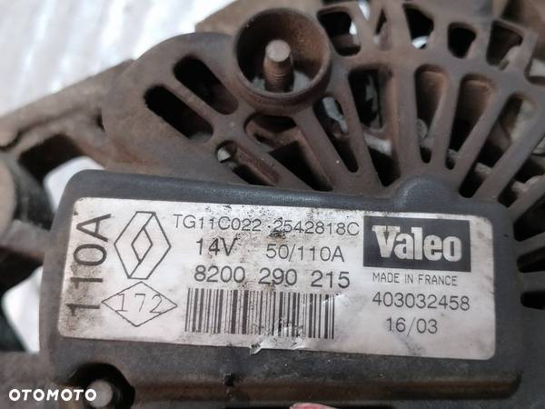 ALTERNATOR RENAULT MEGANE II 8200290215 2.0 16V - 6