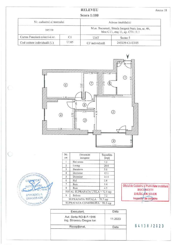 Vanzare apartament 3 camere - One Cotroceni Park-18