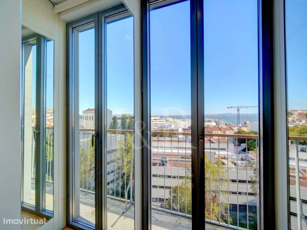 Penthouse T4 duplex com vista rio, Estrela, Lisboa - Grande imagem: 2/64