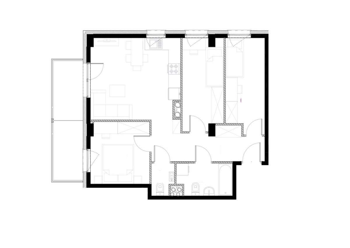 Mieszkanie z pierwszej ręki balkon 9m2 narożne - Pełny obrazek: 4/4