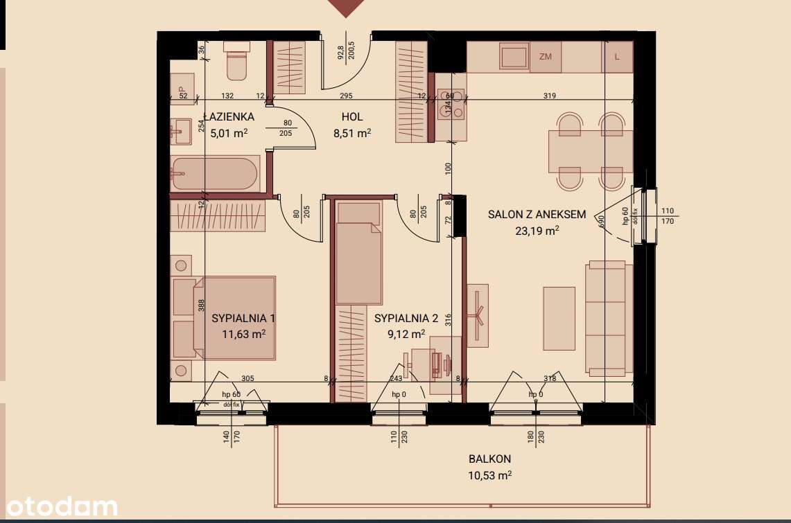 W BONUSIE GARAŻ PODZIEMNY - 0 ZŁ/ Okolice Manufaktury/ Duży Balkon-10m-3