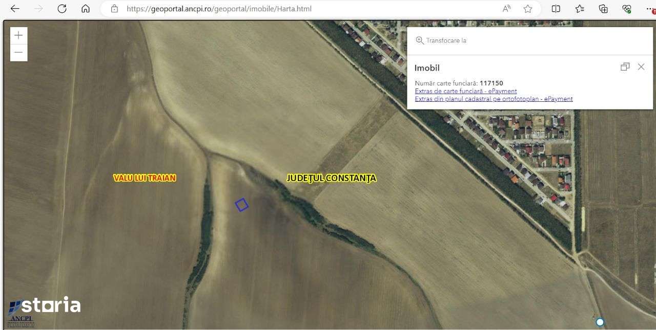 Teren 500 mp(lot 25)/Valu Lui Traian/licitatie - Imagine principală: 3/4