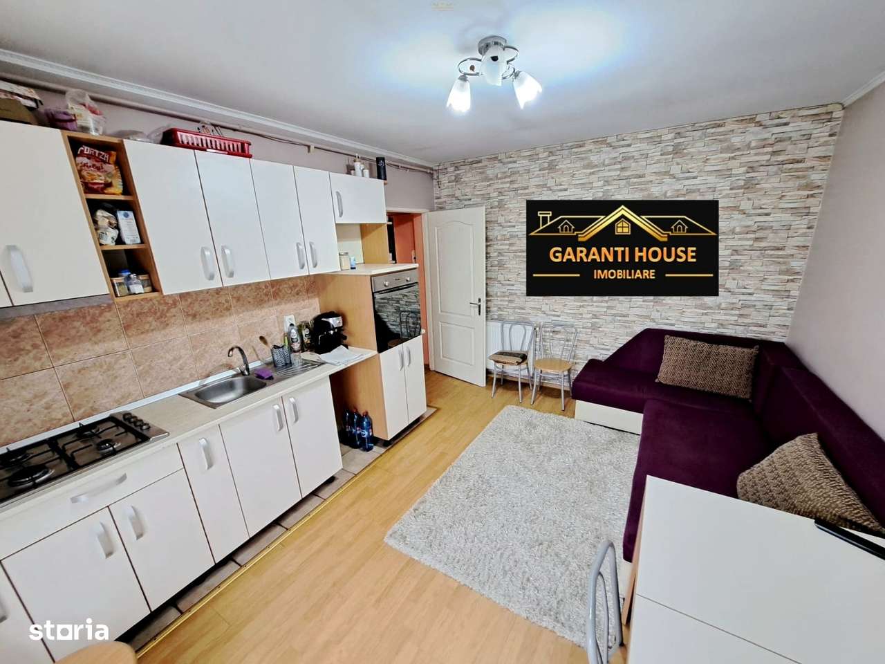 Zona Hortensiei, apartament cu 2 camere, decomandat, mobilat, 57 500€ - Imagine principală: 2/5