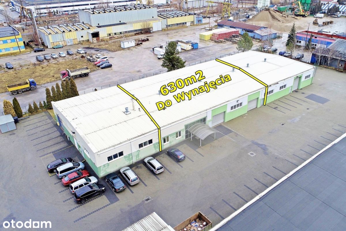 Wynajmę Halę Produkcyjną 630m2