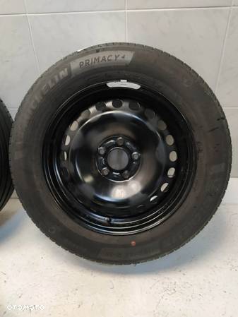 FORD MONDEO C-MAX KUGA VOLVO S40 V50 C30 6,5JX16 ORYGINALNE FELGI STALOWE R16 ET50 5x108 OPONY MICHELIN 195/65 KOŁA - 3