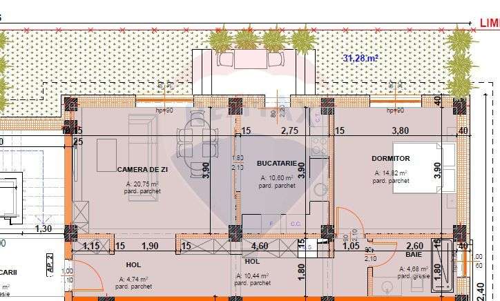2 Decomandate, 66mp, plus gradina 31,5 - Imagine principală: 4/4