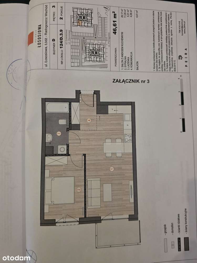 M-3 Osiedle Łososiowa-Radogoszcz - Pełny obrazek: 4/4