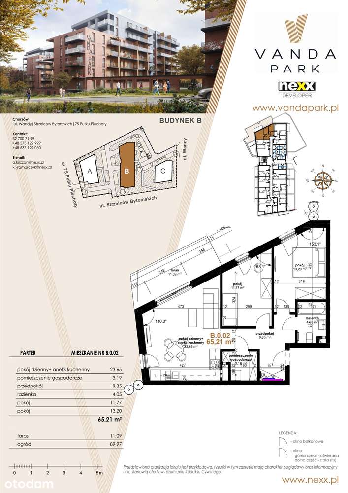 Vanda Park | mieszkanie 3-pok.| B.0.2 - Pełny obrazek: 2/9