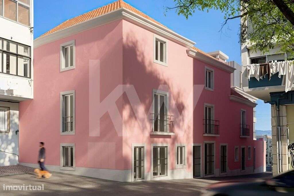 Apt Novo T1 c/Varanda, últ. piso, 800m do Term. Fluvial de Cacilhas, A - Grande imagem: 2/19