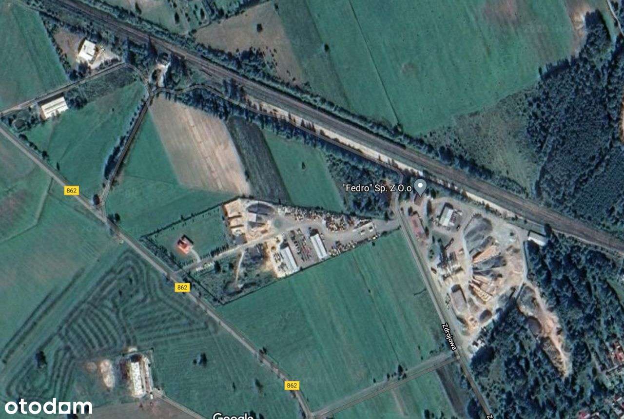 przemysłowa 45km od Warszawy , rampa PKP , media - Pełny obrazek: 4/5