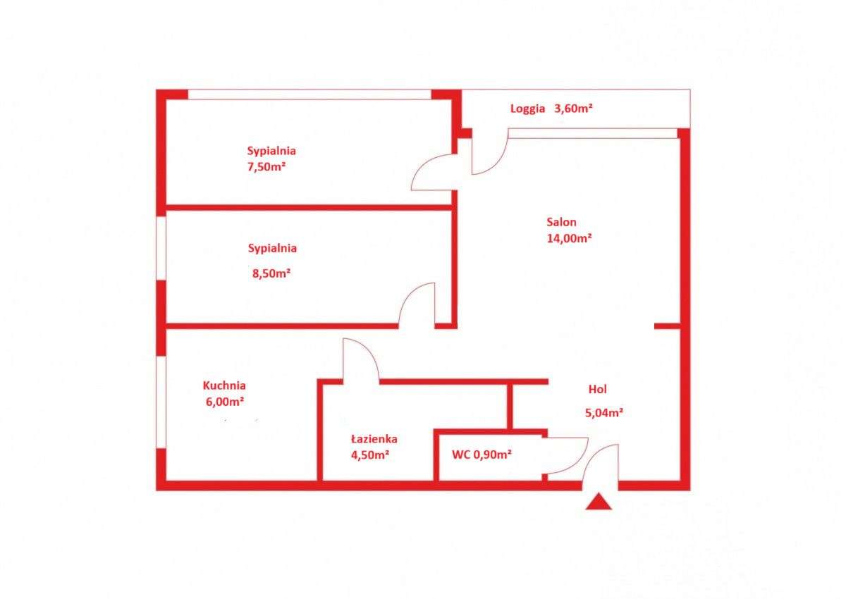 Słoneczne 3 pokoje z loggią – Gdynia Śródmieście - Pełny obrazek: 3/13