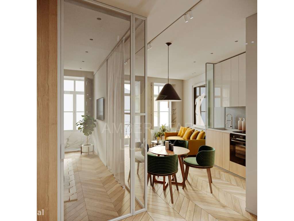 Apartamento T1 de 57m2 na Rua do Comércio do Porto - Grande imagem: 4/5