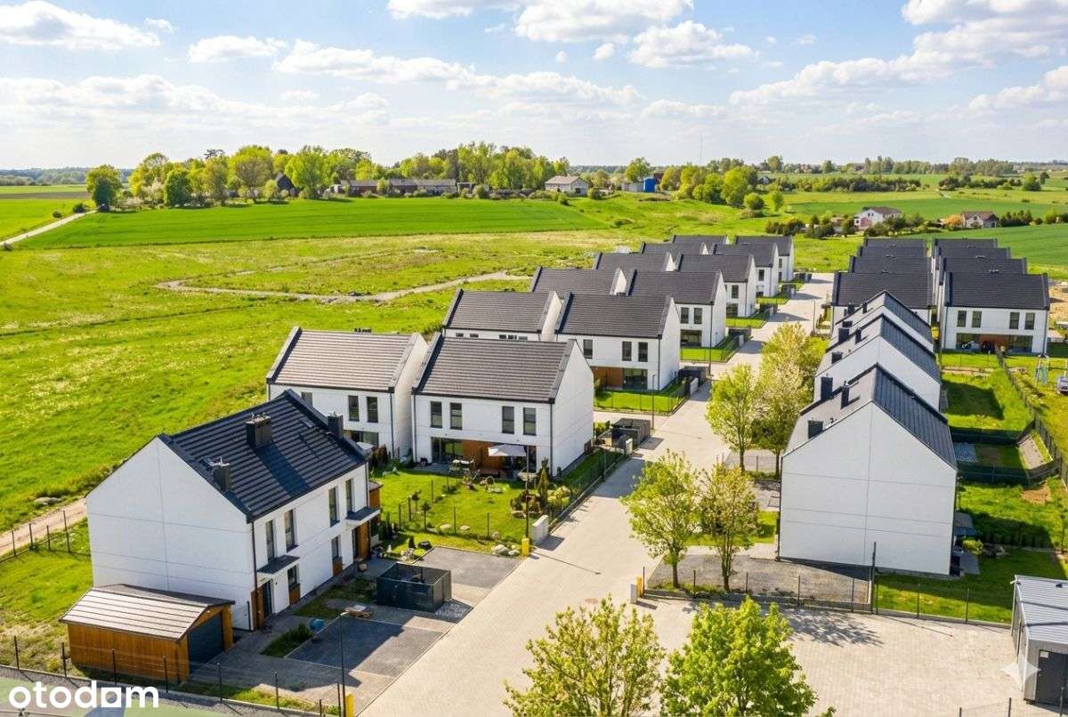 bliźniak 79m² parkingi ogród taras gotowe na V-7