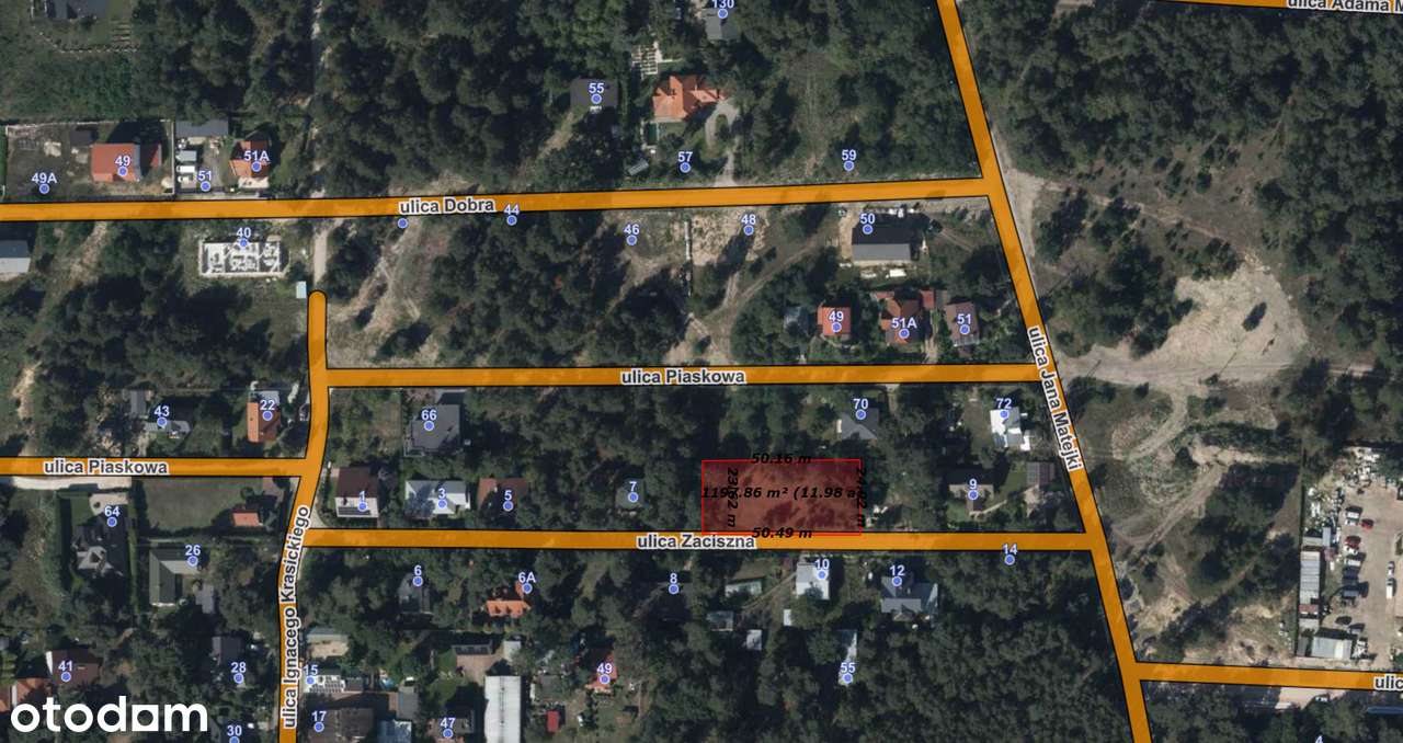 Działka, 1 200 m², Warszawa - Pełny obrazek: 1/5