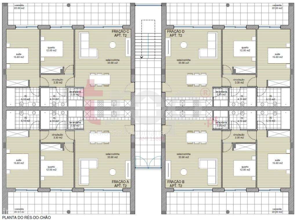 T2 R/C EM CONSTRUÇÃO COM JARDIM PRIVATIVO - VILAR DO MONTE-8