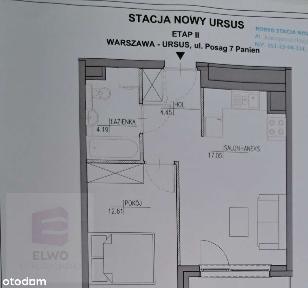 2 ładne pokoje Ursus z garażem-10