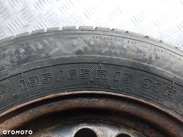 KOŁO FELGA OPONA ZAPAS 5X110 195/65 R15 OPEL 15'' - 4