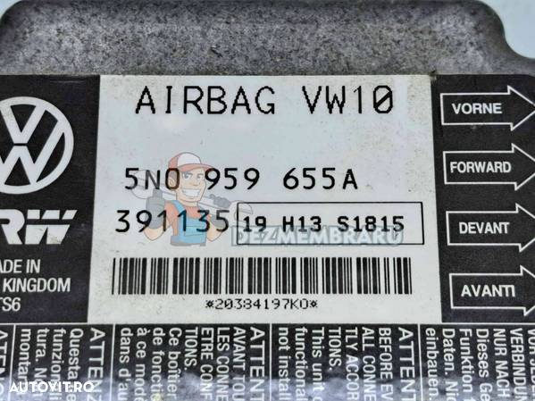 Calculator airbag Volkswagen Passat CC (357) [Fabr 2008-2012] 5N0959655A - 2