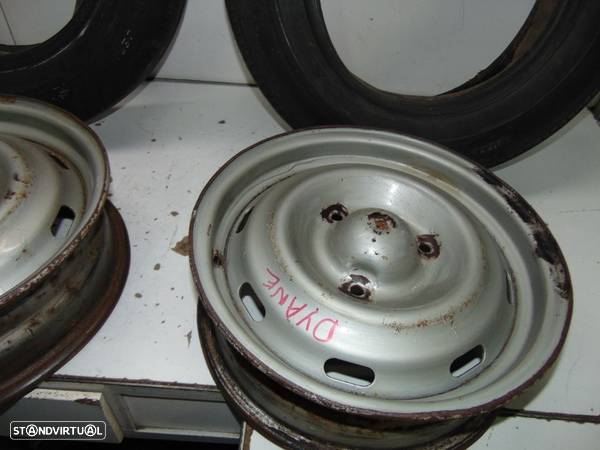 Citroen dyane jantes de ferro 14/2 pneus mabor - 3