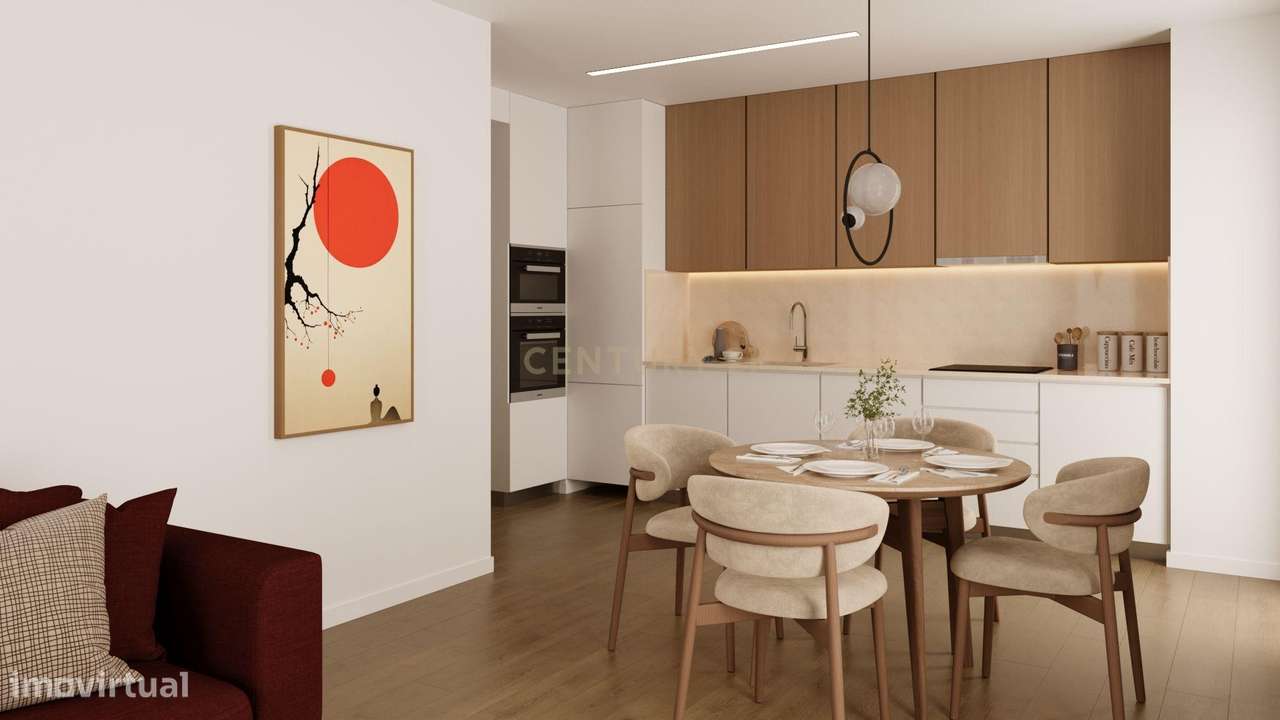 T2 NOVO - Viva com conforto e centralidade no Muralha Setúbal Residenc - Grande imagem: 2/10