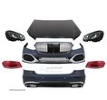 Pachet exterior compatibil cu Mercedes E-Class W212 (2009-2012) Conversie la Facelift MBH Design - 1