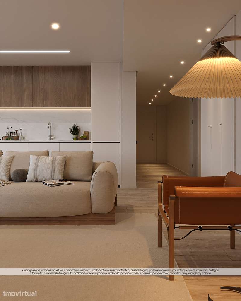 T3 Novo C/ Lugar de Garagem e Arrumos, em Custóias (Matosinhos) - Grande imagem: 5/27