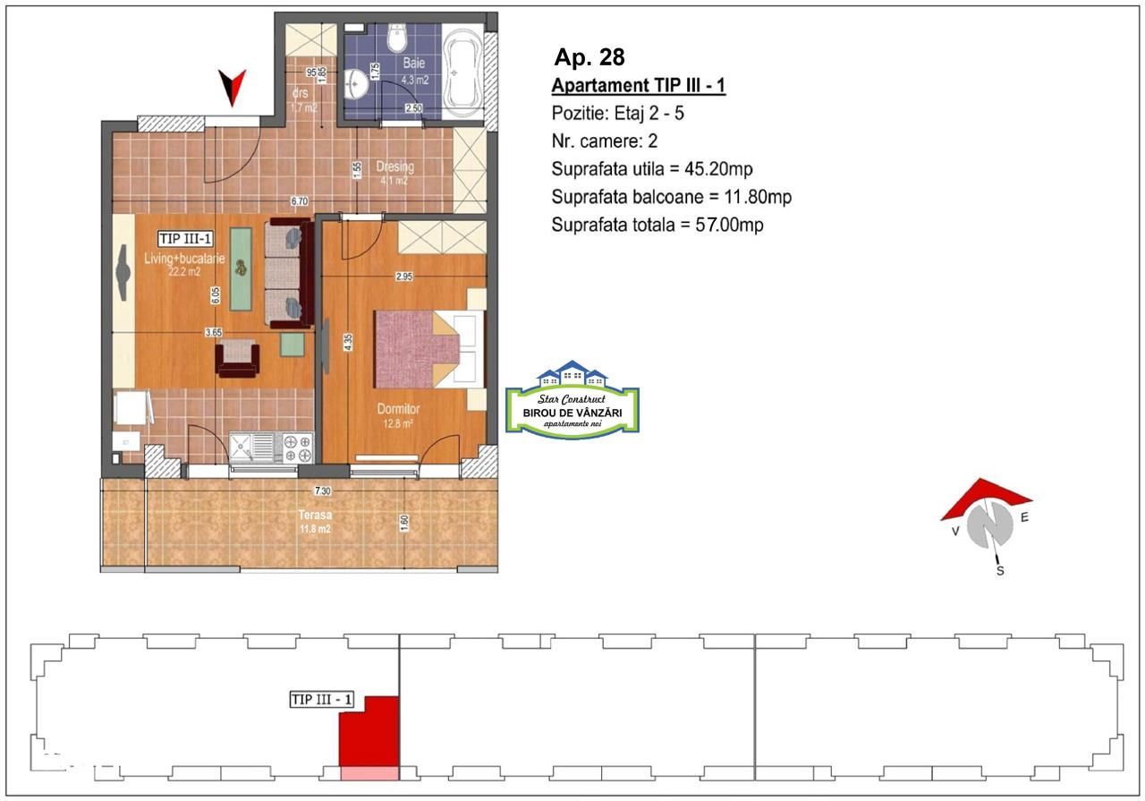 Apartament tip studio, Titan Pallady, 8 minute de metrou