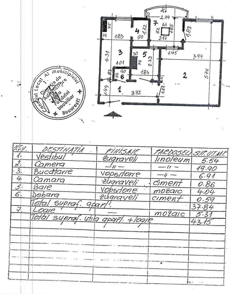 Garsoniera spațioasa ~ Etaj 2/4 ~ str. Stefan Burileanu-9