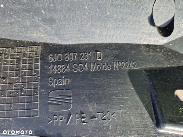 Seat Ibiza IV lifting 12- zderzak przedni spoiler 6J - 5