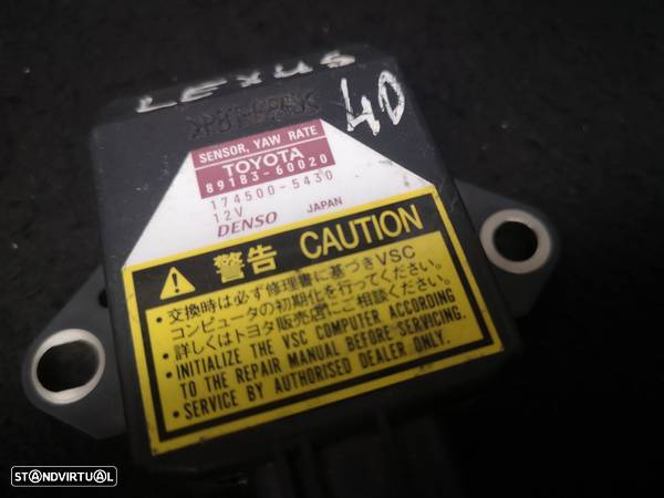 Sensor de ACELERAÇÃO  ESP Toyota Lexus 2005+ - 3