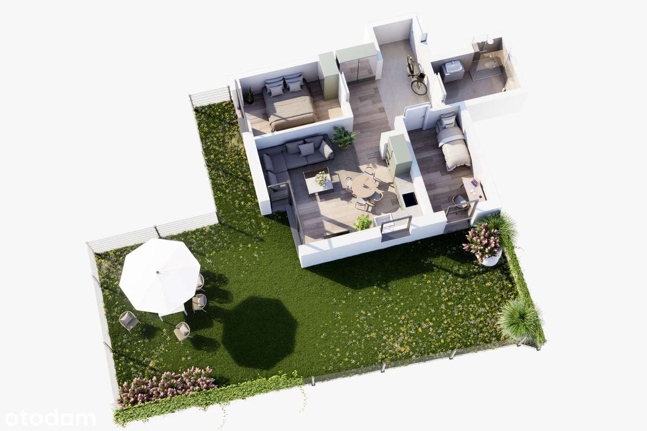 Nowe mieszkanie z ogródkiem w centrum Cieplic przy Pl. Piastowskim - Pełny obrazek: 4/17