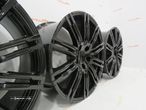 Jantes Look Porsche Panamera Turbo S 20 " 9.5 + 11 5x130 Preto Brilhante - 5