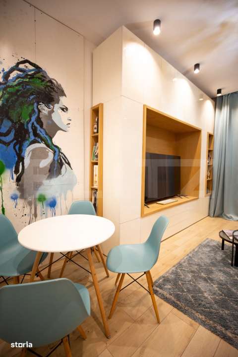 Apartament cu personalitate, tavan inalt si terasa – zona Scala Cent - Imagine principală: 4/19