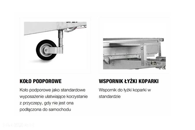 Brenderup MT-3651 3500kg 365x180 POD MINIKOPARKĘ BOBCAT PRZYCZEPA NOWA! - 6