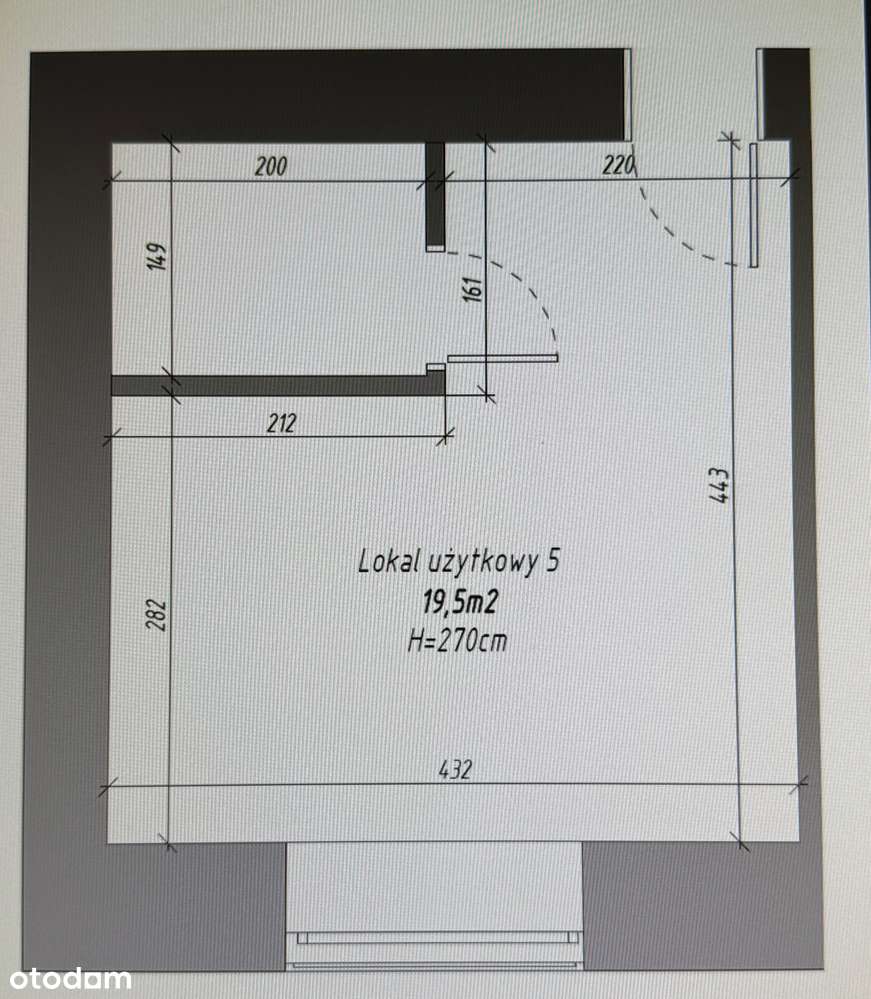 Lokal użytkowy 19,5 m2 - Pełny obrazek: 5/7