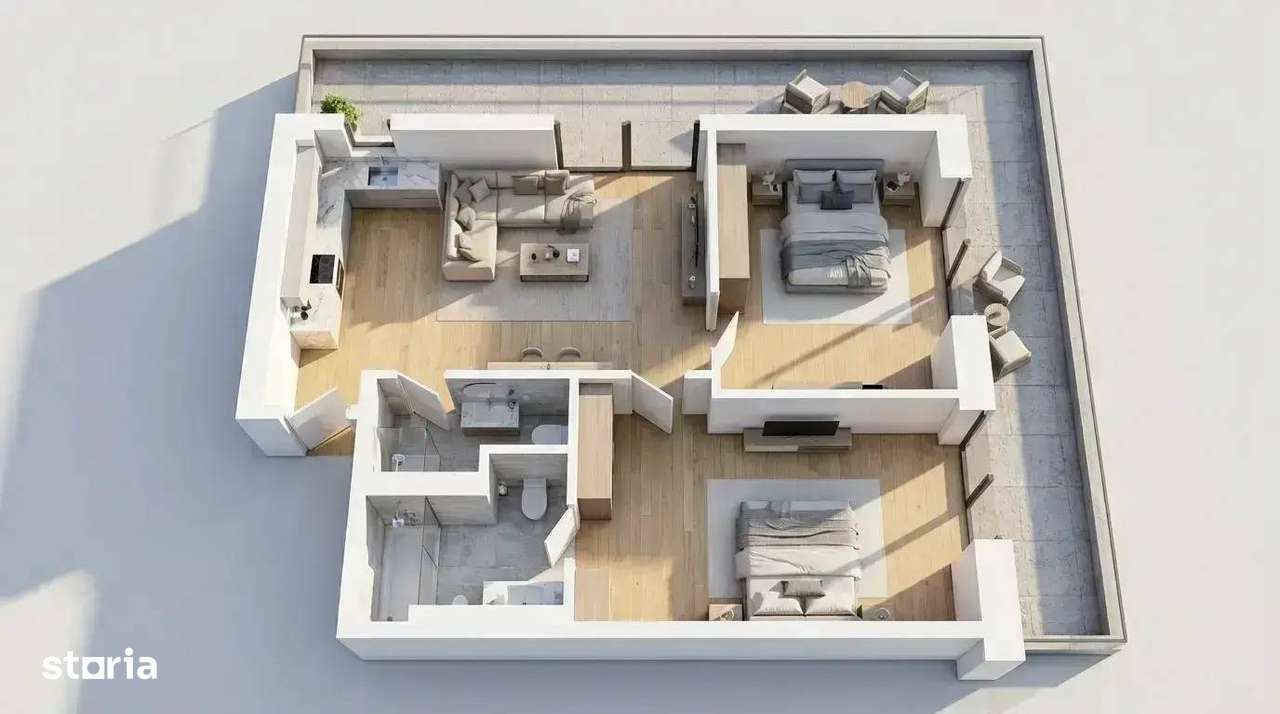 3 Camere | Finisaje Lux | Smart Home | Complex Barrio - Unirii