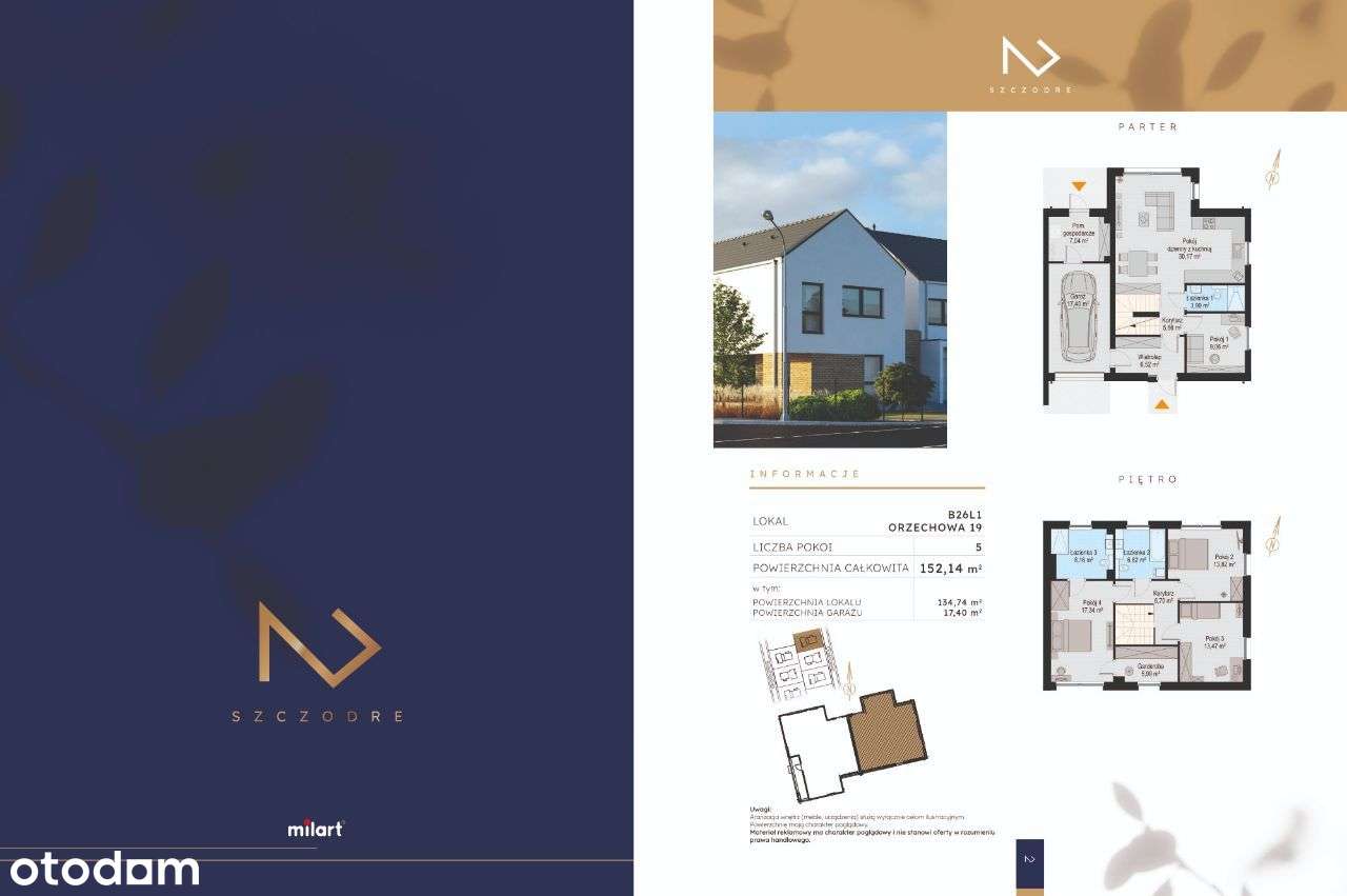 Nowy dom B26L1, Szczodre 15km od centrum Wrocławia - Pełny obrazek: 2/7