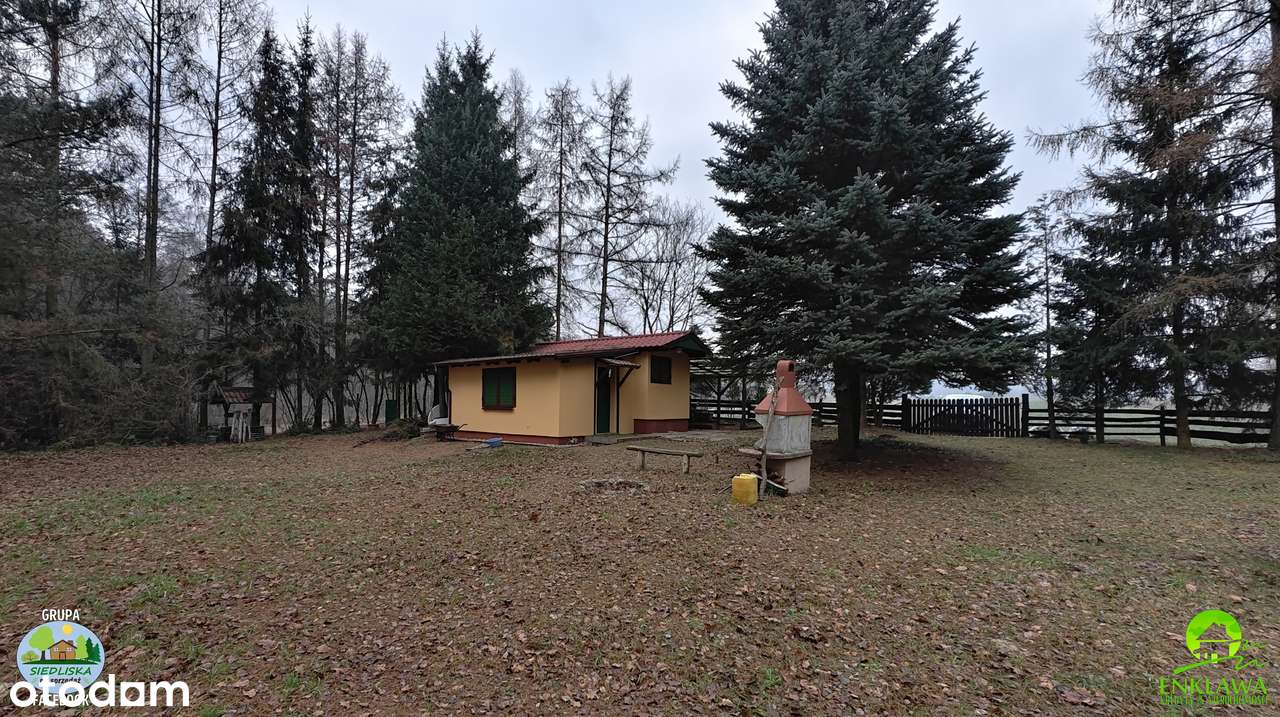 ENKLAWA prezentuje: Mały domek + DUŻA działka przy JEZIORZE! Zobacz-10