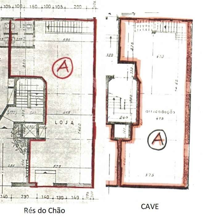 Loja no centro de Loulé com dois pisos e potencial habitacional - Grande imagem: 4/4