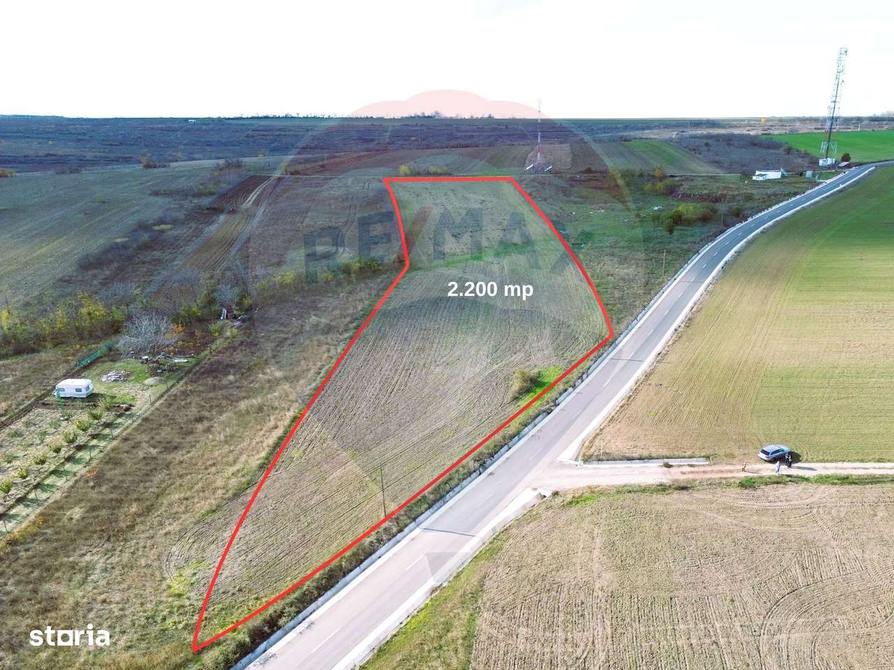 Teren de Vanzare Tulucesti. Potential Logistic, Rezidential 2.200mp - Imagine principală: 3/8