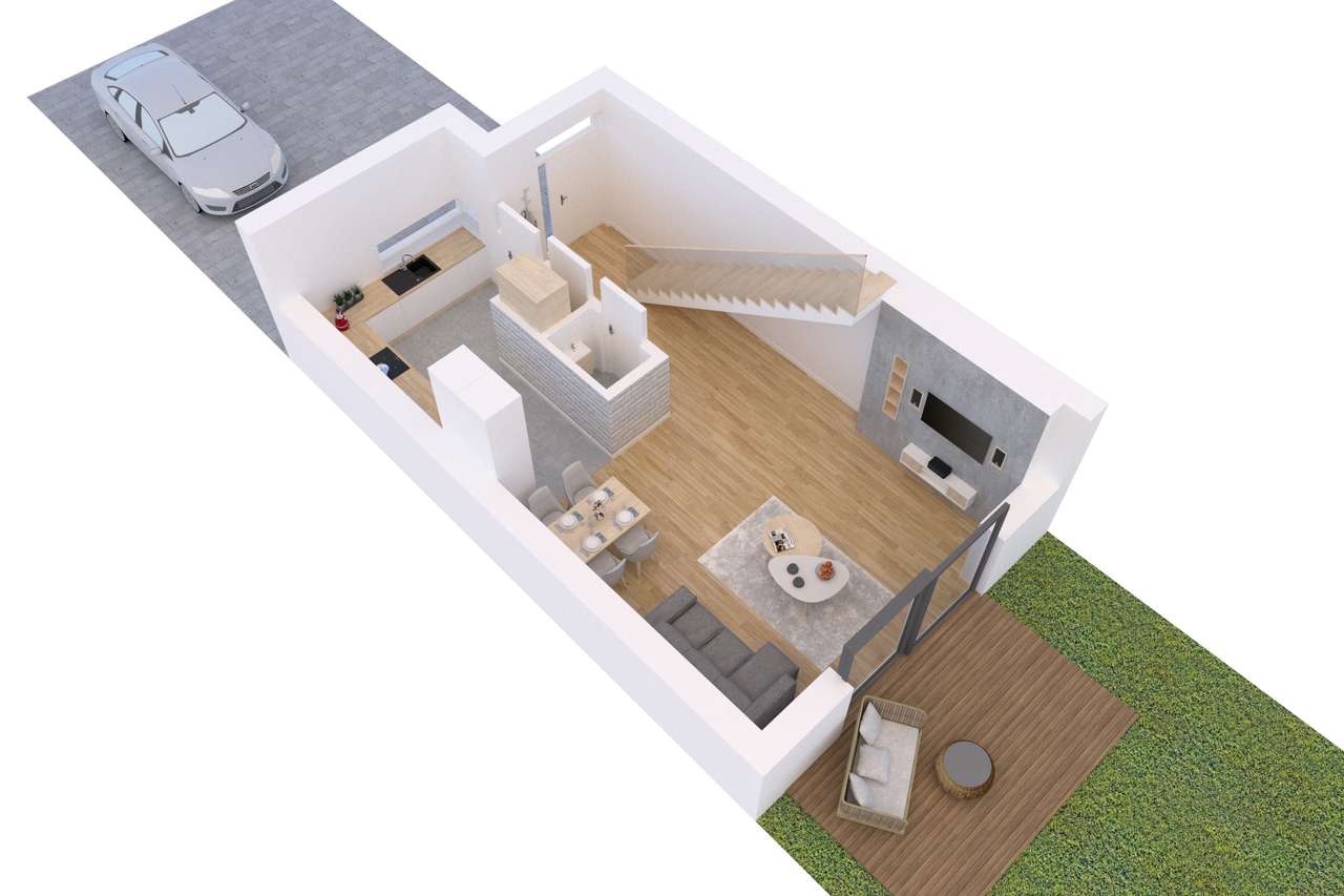 Nowy segment Wawer/Borków, ul. Skalnicowa, 145m2, ogródek!!!-2