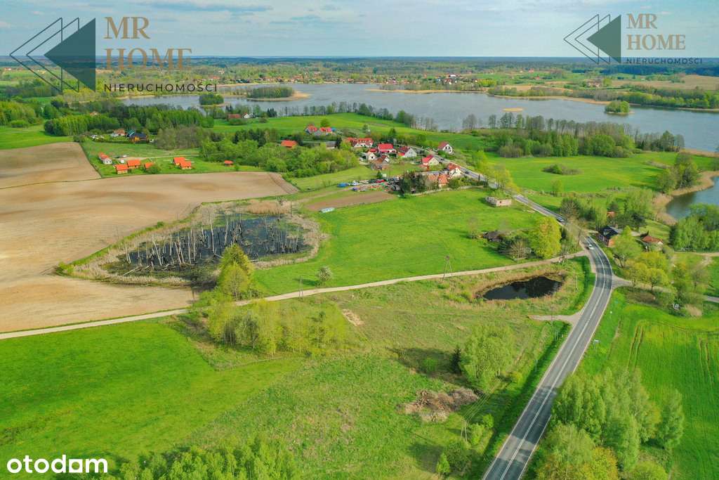 Budowlana działka ze stawem pod Mikołajkami-1