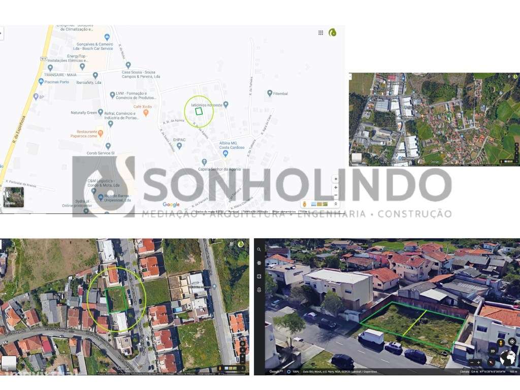 Lote de Terreno 410m2, Castêlo da Maia para construção de duas Mora... - Grande imagem: 5/5