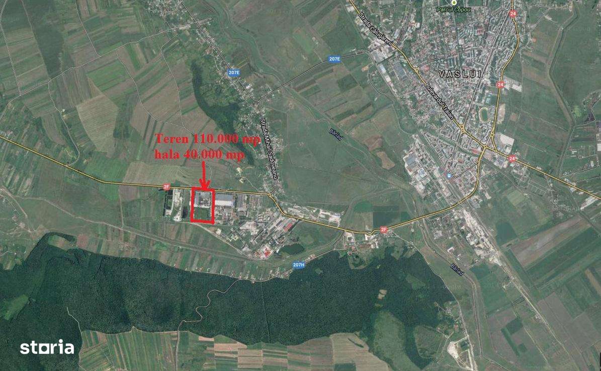 Teren Vaslui sos.Bacaului 110.000mp, Hala 40.000mp - Imagine principală: 4/4