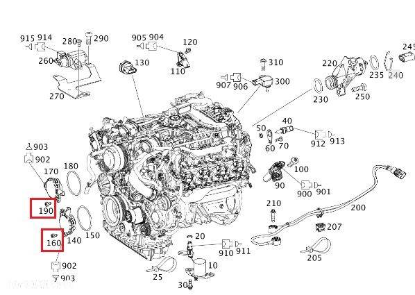 MERCEDES M6X12 Sruba czujnika faz rozrzadu OE - 2