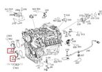 MERCEDES M6X12 Sruba czujnika faz rozrzadu OE - 2