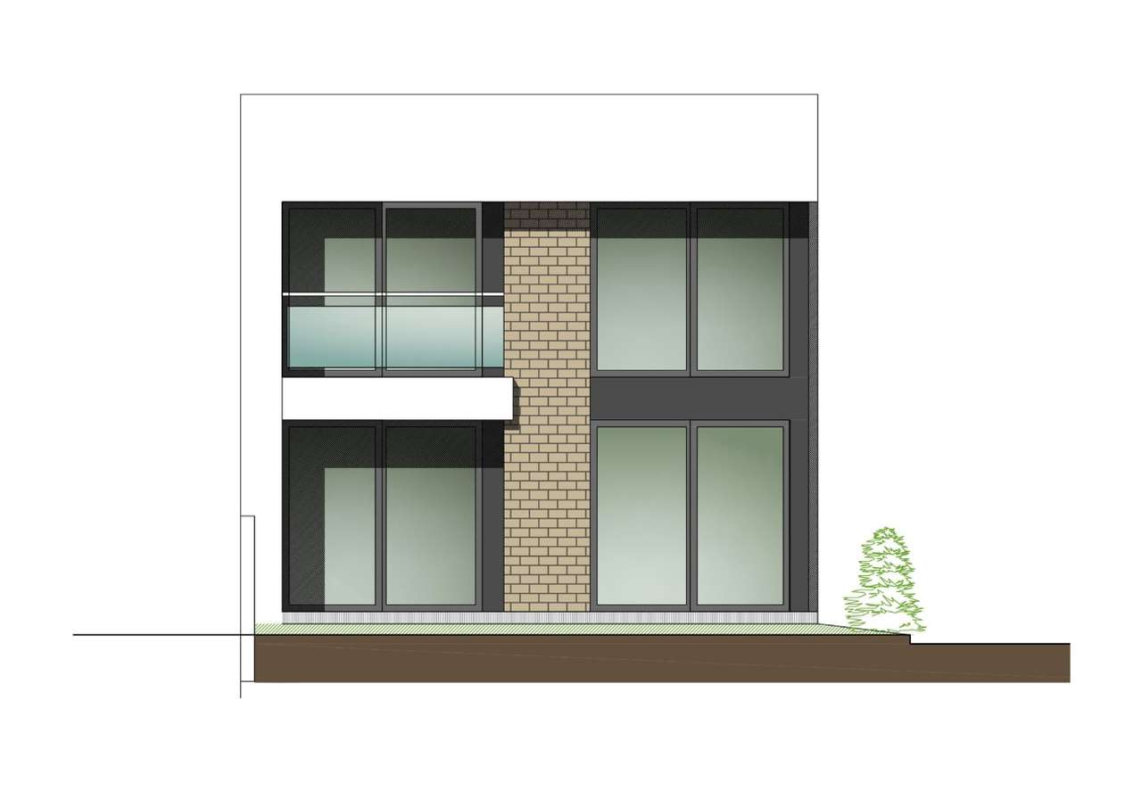 Działka z Projektem i Pozwoleniem na 2 Domy Bliźniacze-Puławy ul Opani - Pełny obrazek: 4/9